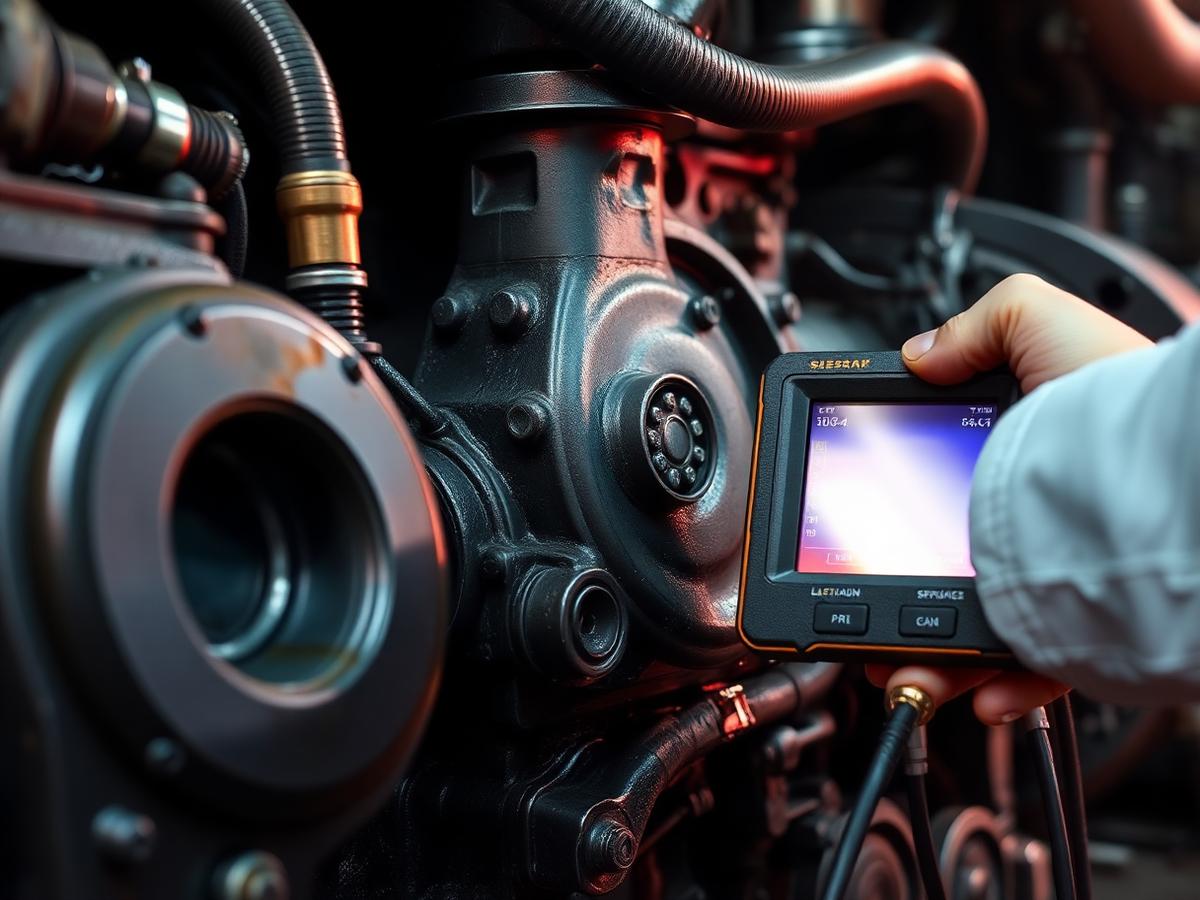 Diesel engine diagnostics with scan tool